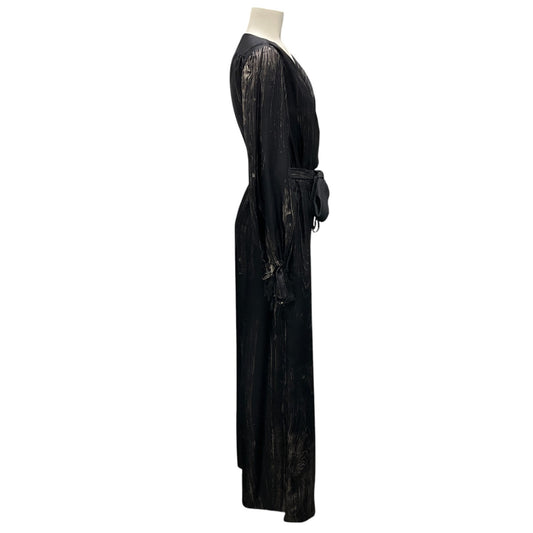 POAN Black Newton Wood Jumpsuit