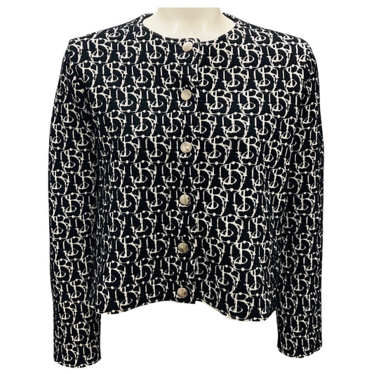 Burberry Black / White B Charm Cardigan