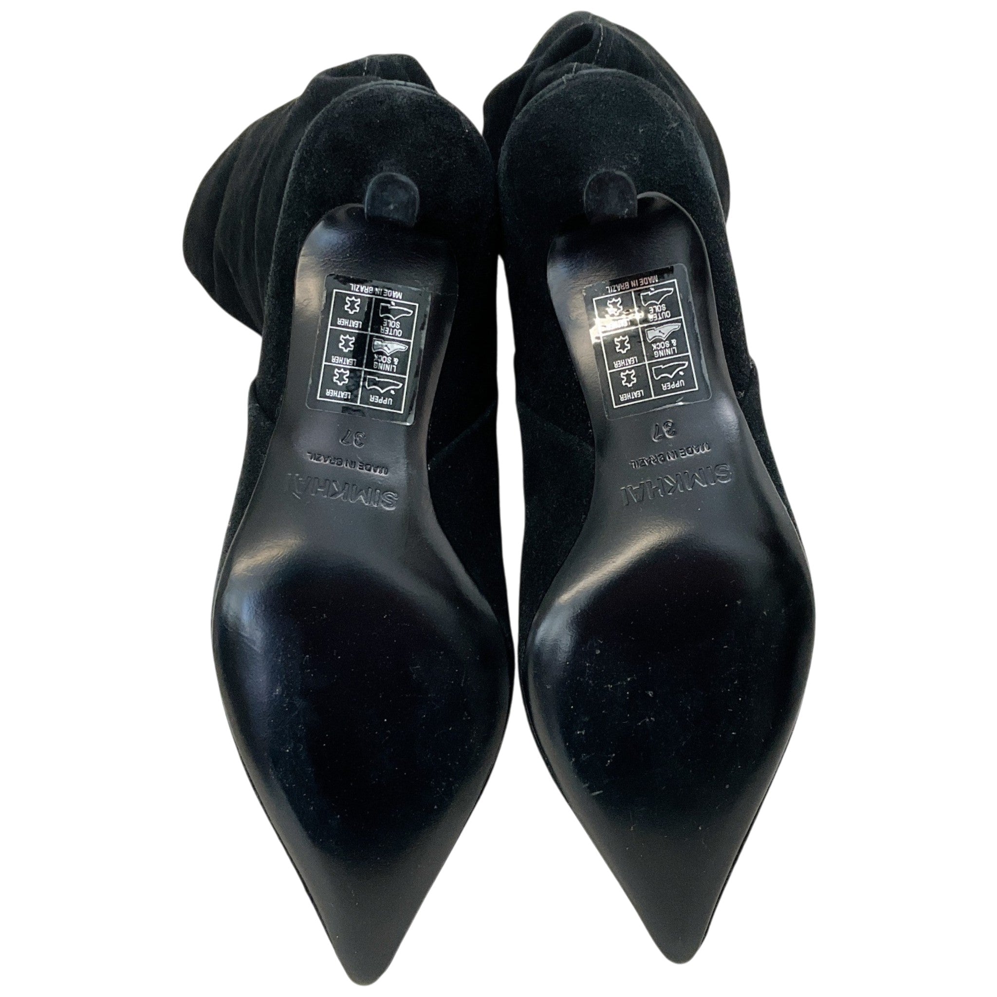 Simkhai Black Suede Jordi Slouch Boots