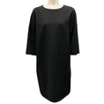 Load image into Gallery viewer, Sofie D'Hoore Black Three-Quarter Sleeved Wool Dress
