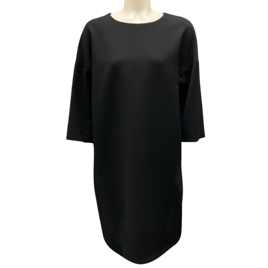 Sofie D'Hoore Black Three-Quarter Sleeved Wool Dress