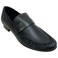 Load image into Gallery viewer, Mansur Gavriel Black Leather Ruched Loafers

