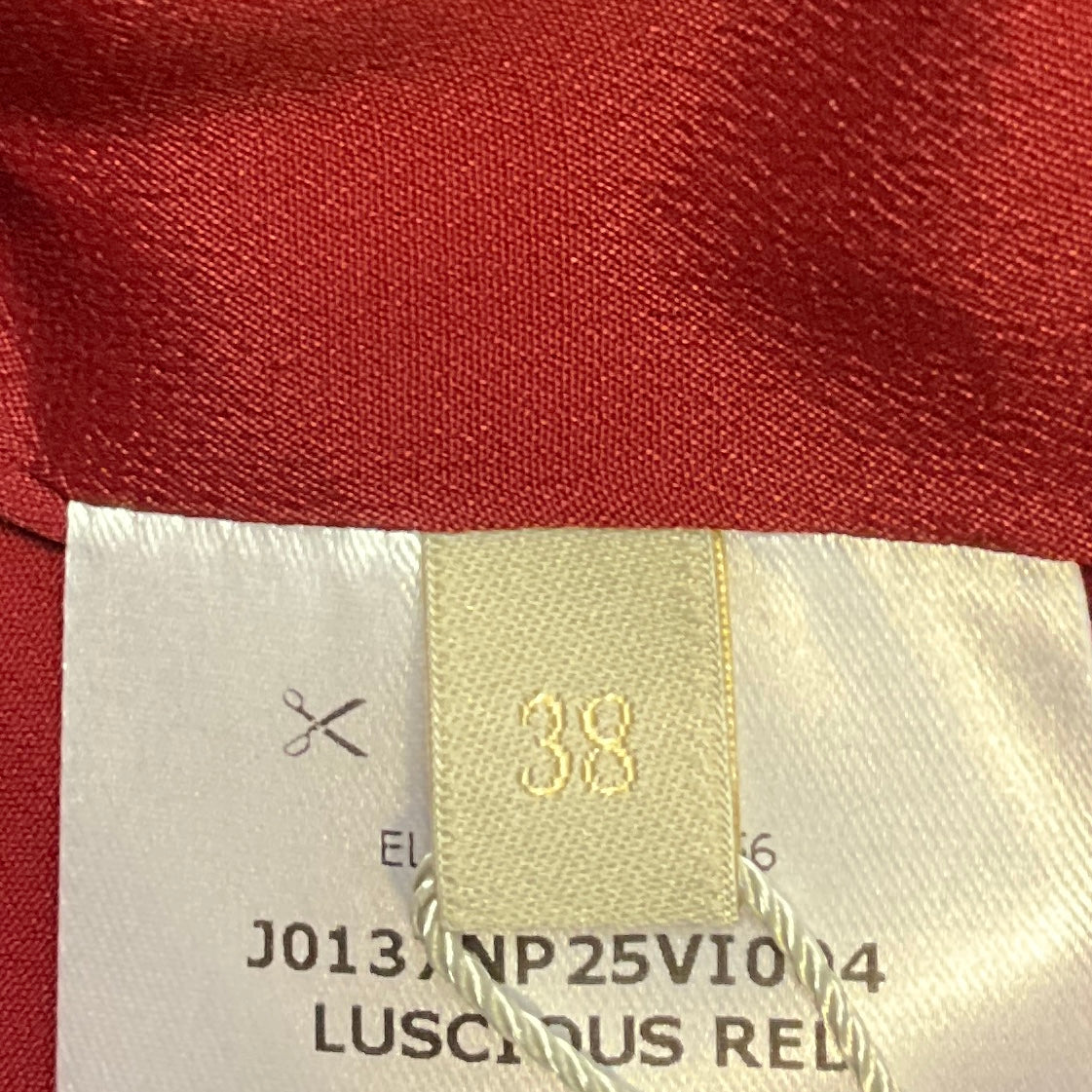 Elie Saab Luscious Red Double Breasted Jacquard Blazer