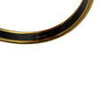 Load image into Gallery viewer, Hermes Gold Plated Enamel Anchor Bangle Bracelet

