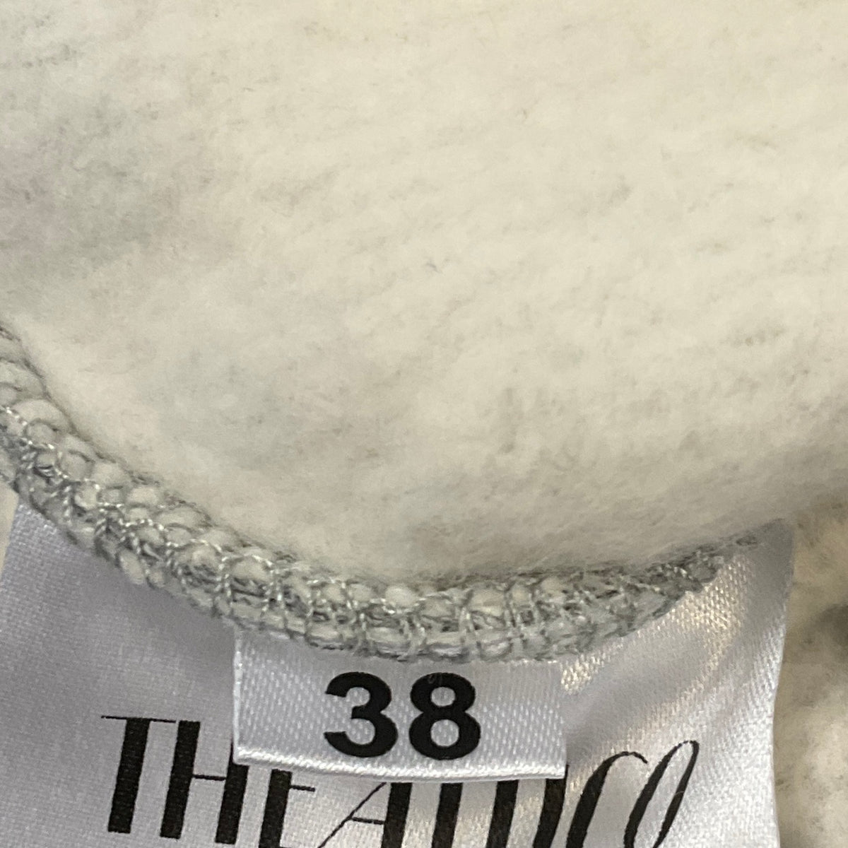 The Attico Grey Melange Cotton Sweatpants