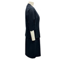 Load image into Gallery viewer, Akris Navy Blue Wool Jacket and Dress Two-Piece Set
