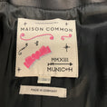 Load image into Gallery viewer, Maison Common Black Studded Moto Zip Leather Jacket with Hearts and Stars
