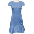 Load image into Gallery viewer, Alice + Olivia Cerulean Blue Kirby Ruffle Dress

