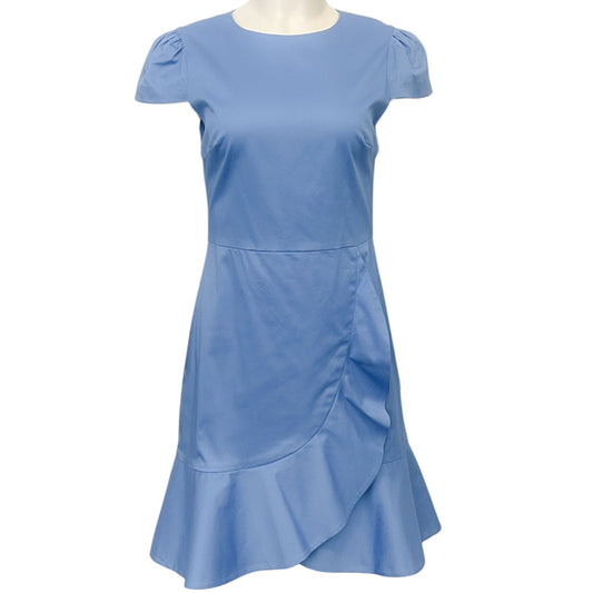 Alice + Olivia Cerulean Blue Kirby Ruffle Dress
