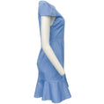 Load image into Gallery viewer, Alice + Olivia Cerulean Blue Kirby Ruffle Dress
