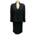 Load image into Gallery viewer, Escada Black Wool Jacket and Skirt Two-Piece Set
