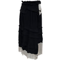 Load image into Gallery viewer, 3.1 Phillip Lim Black Pleated Skirt with Silver Chainmail Detail

