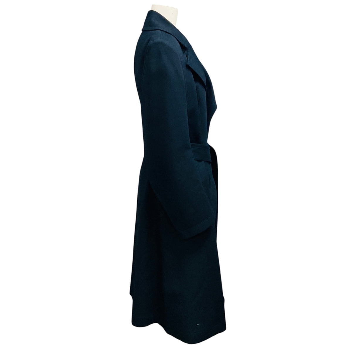 Bottega Veneta Navy Blue Cotton Canvas Belted Trench Coat