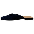 Load image into Gallery viewer, Ann Mashburn Navy Blue Suede Joy Mules
