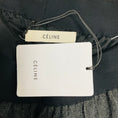Load image into Gallery viewer, Celine Charcoal Grey / Black Pinstriped Wool Pants with Elastic Waist

