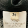 Load image into Gallery viewer, Celine Charcoal Grey / Black Pinstriped Wool Pants with Elastic Waist
