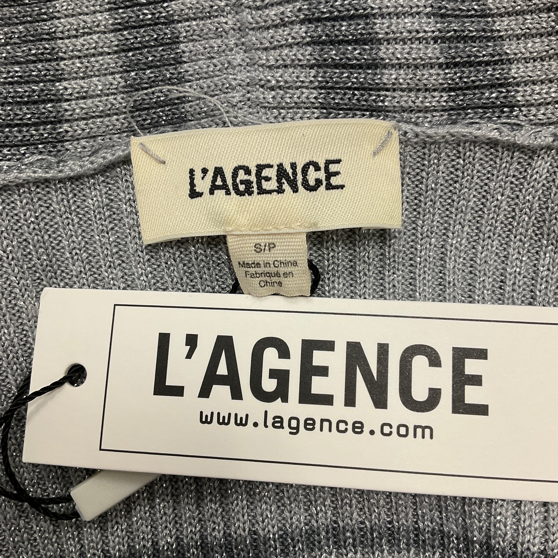 L'Agence Blue Ombre Marija Duster Cardigan