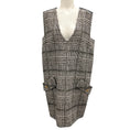 Load image into Gallery viewer, Emanuel Ungaro Black / Ivory Houndstooth Tweed Dress
