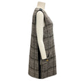 Load image into Gallery viewer, Emanuel Ungaro Black / Ivory Houndstooth Tweed Dress
