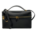 Load image into Gallery viewer, Loro Piana Black Extra Pocket L27 Tender Calfskin Leather Handbag
