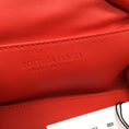 Load image into Gallery viewer, Bottega Veneta Tomato / Gold Chunky Knit Top Handle Bag
