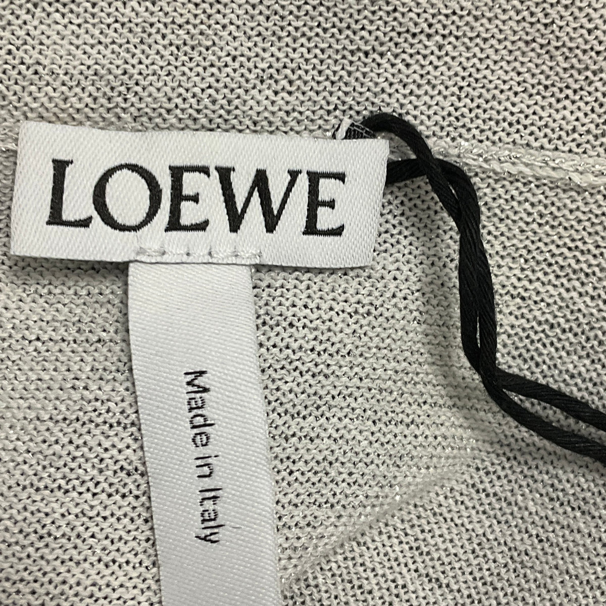 Loewe Black / Silver Double Mesh Top