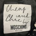 Load image into Gallery viewer, Moschino Cheap and Chic Black / White Patterned Velvet Blazer
