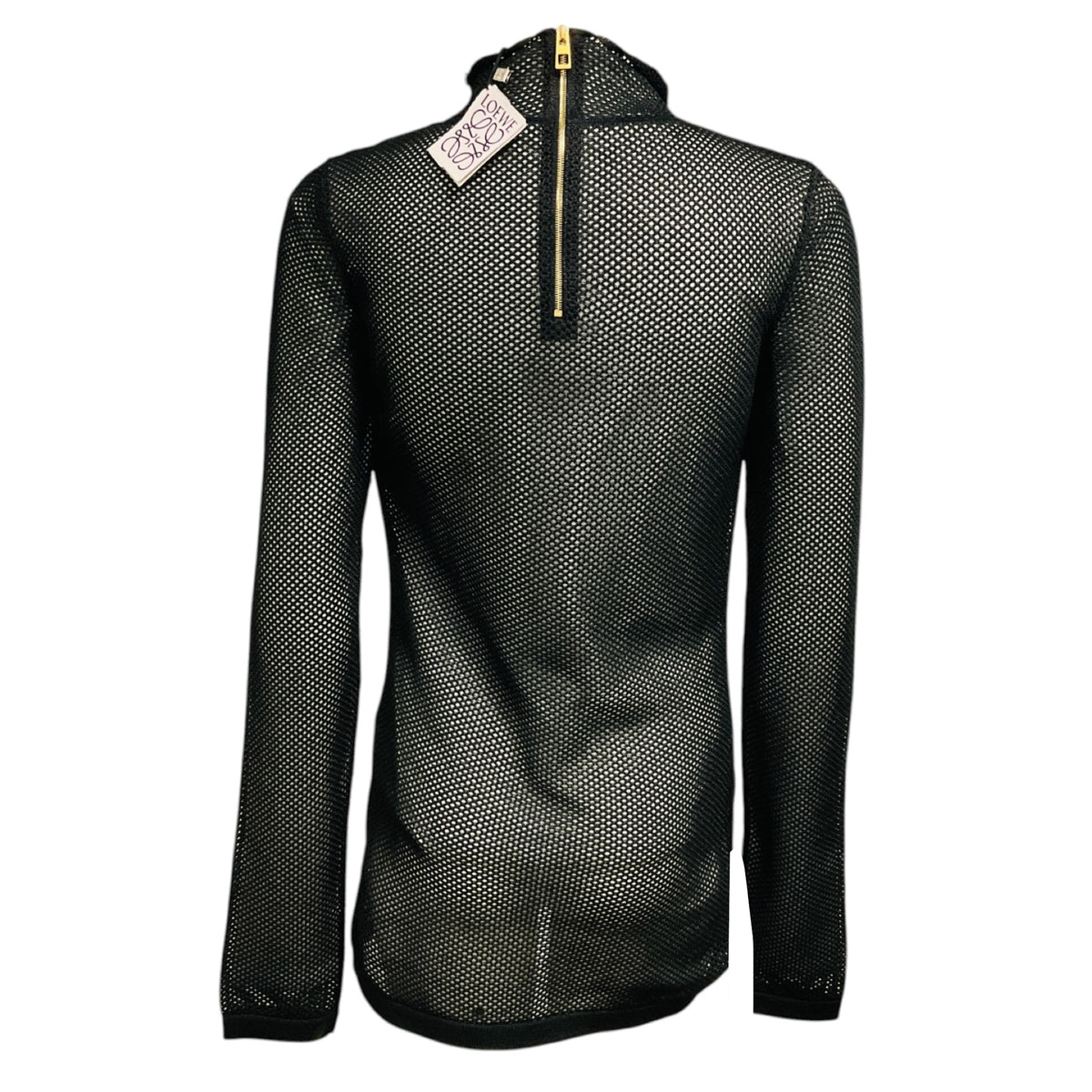 Loewe Black / Silver Double Mesh Top