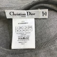 Load image into Gallery viewer, Christian Dior Light Grey Short Sleeved Cashmere and Silk Knit Sweater
