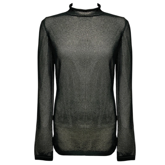 Loewe Black / Silver Double Mesh Top