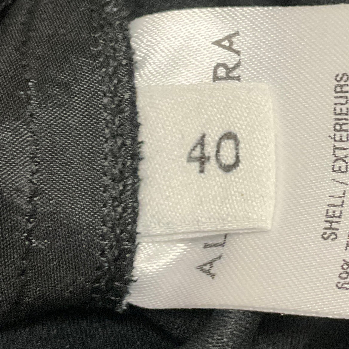 Altuzarra Black Flared Crepe Trousers