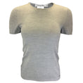 Load image into Gallery viewer, Christian Dior Light Grey Short Sleeved Cashmere and Silk Knit Sweater
