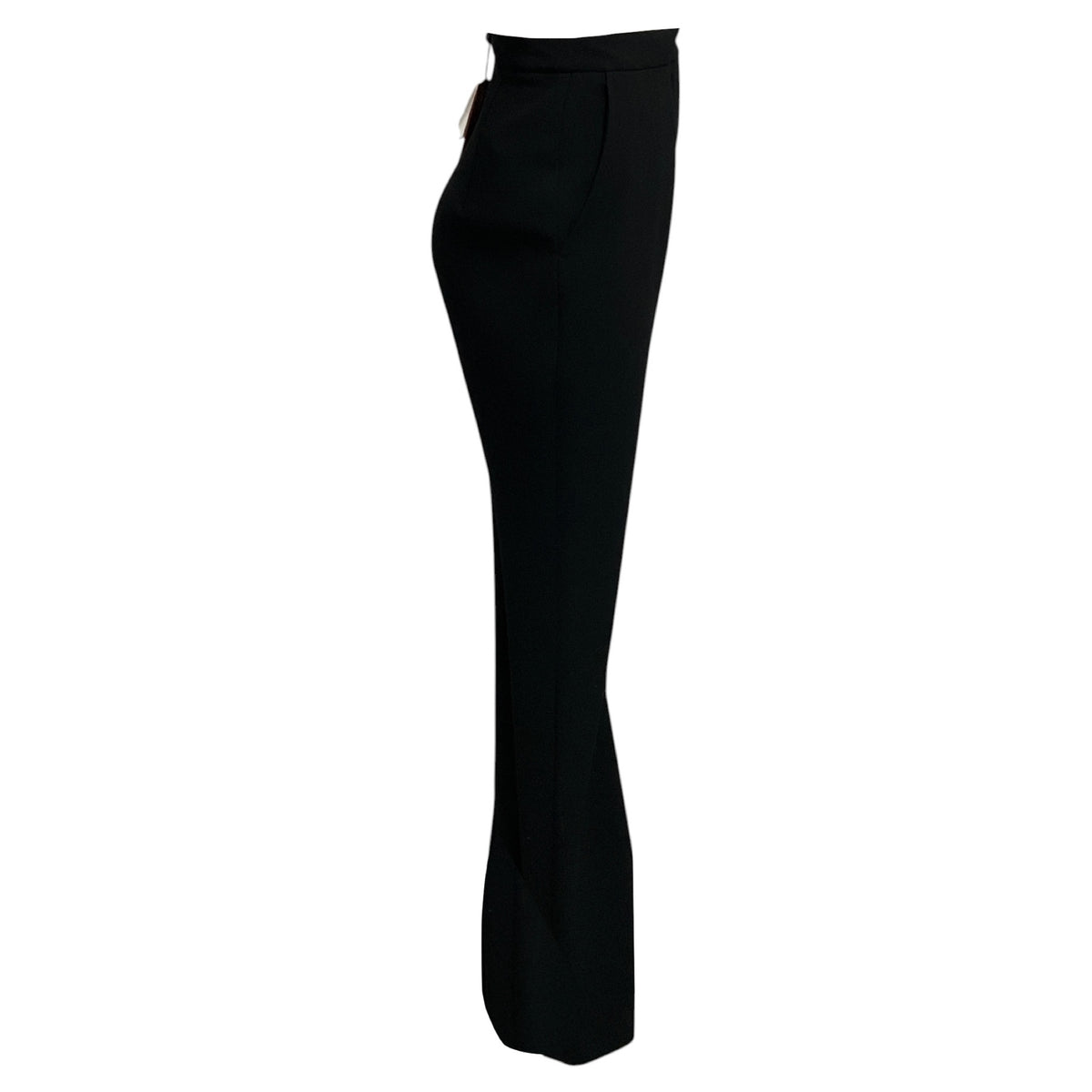 Altuzarra Black Flared Crepe Trousers
