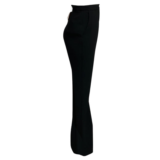 Altuzarra Black Flared Crepe Trousers
