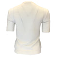 Load image into Gallery viewer, Christian Dior Ivory Crochet Detail Short Sleeved Wool Knit Pullover Sweater
