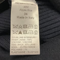 Load image into Gallery viewer, Chloe Abyss Blue Double Breasted Wool and Cashmere Coat with Wool Knit Sleeves
