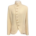 Load image into Gallery viewer, Ralph Lauren Collection Cream Button Front Cashmere Blazer Jacket 
