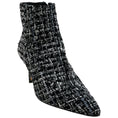 Load image into Gallery viewer, L'Agence Black Multi Tweed Aimee Ankle Booties

