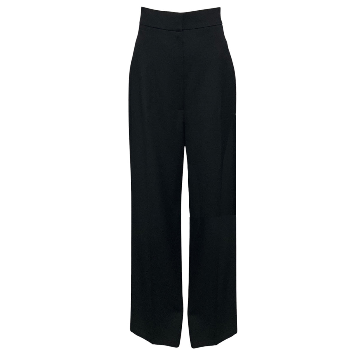 Alexander McQueen Black High Waisted Wide Leg Pants