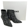 Load image into Gallery viewer, L'Agence Black Multi Tweed Aimee Ankle Booties
