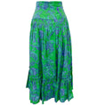 Load image into Gallery viewer, Cara Cara Green Bird Jacobean Tisbury Midi Skirt
