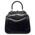 Load image into Gallery viewer, Judith Leiber Brown Leather Top Handle Bag

