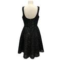 Load image into Gallery viewer, Vera Wang Black Flared Sleeveless Lace Cocktail Dress
