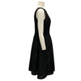 Load image into Gallery viewer, Vera Wang Black Flared Sleeveless Lace Cocktail Dress
