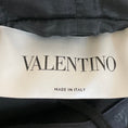 Load image into Gallery viewer, Valentino Black Rose Printed Peplum Hoodie / Mini Dress
