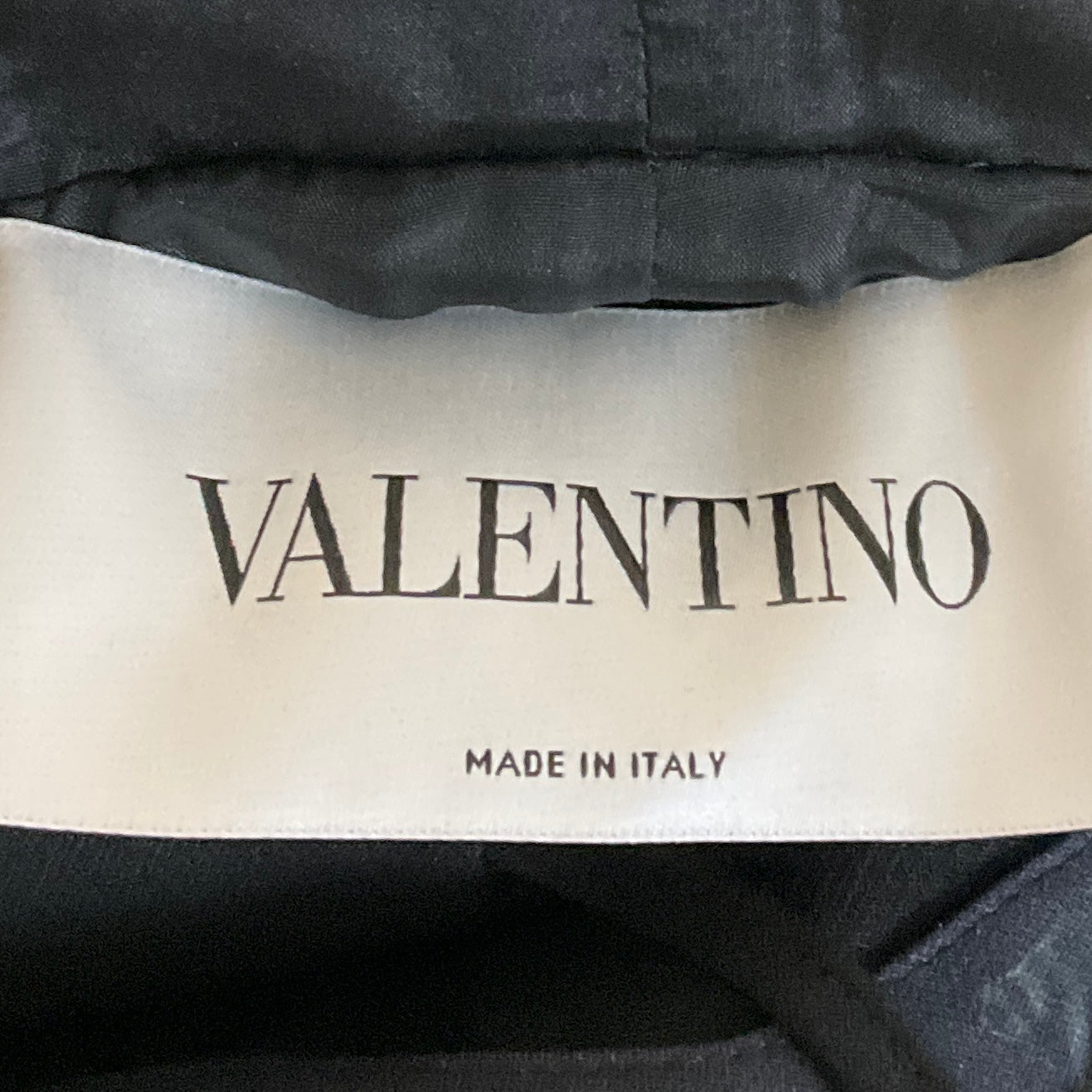 Valentino Black Rose Printed Peplum Hoodie / Mini Dress