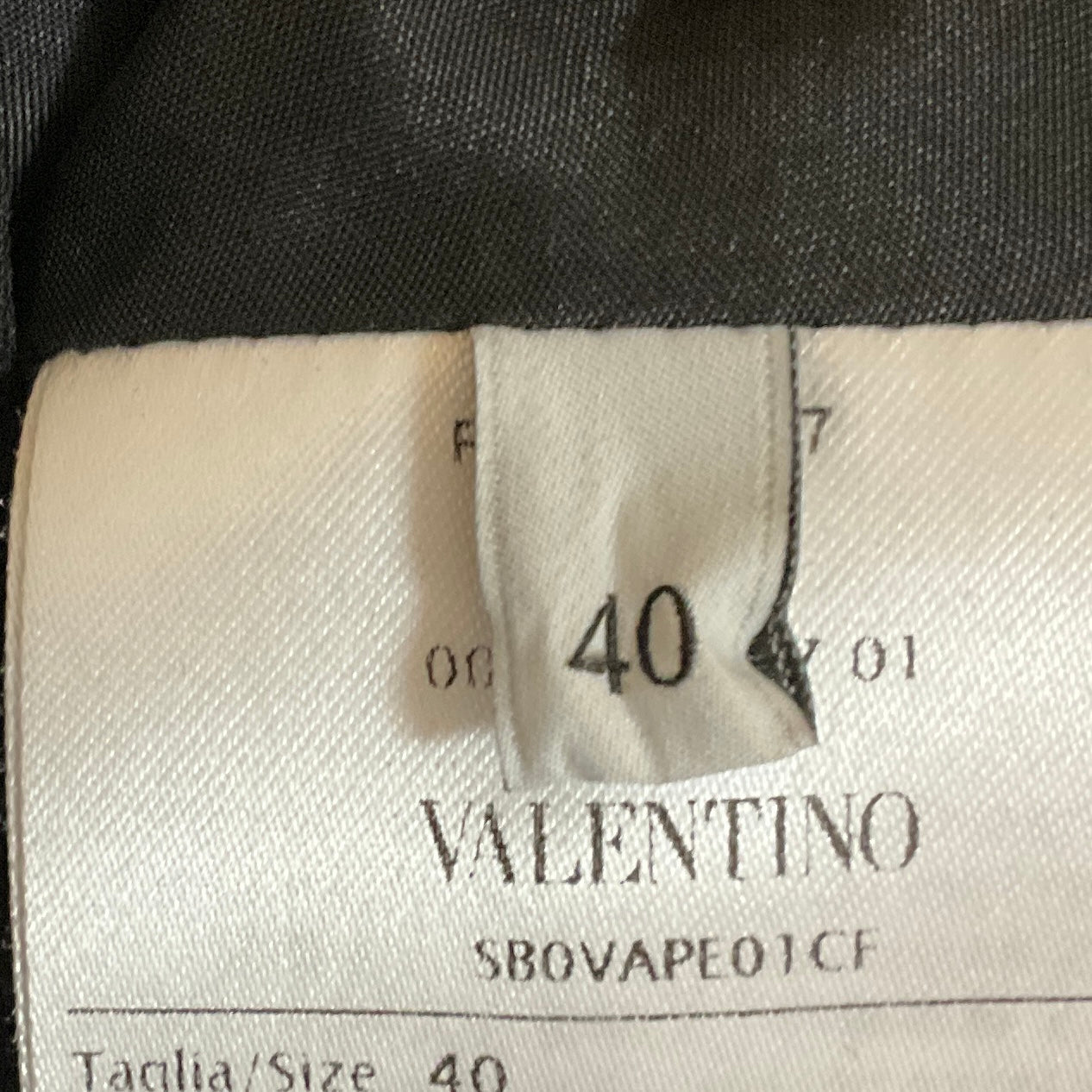 Valentino Black Rose Printed Peplum Hoodie / Mini Dress
