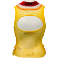 Load image into Gallery viewer, Marni Yellow Wool Open Knit Sleeveless Sweater
