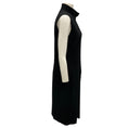 Load image into Gallery viewer, Armani Collezioni Black Sleeveless Viscose Knit Midi Dress
