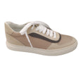 Load image into Gallery viewer, Brunello Cucinelli Beige / Blush Pink Monili Beaded Suede and Mesh Sneakers
